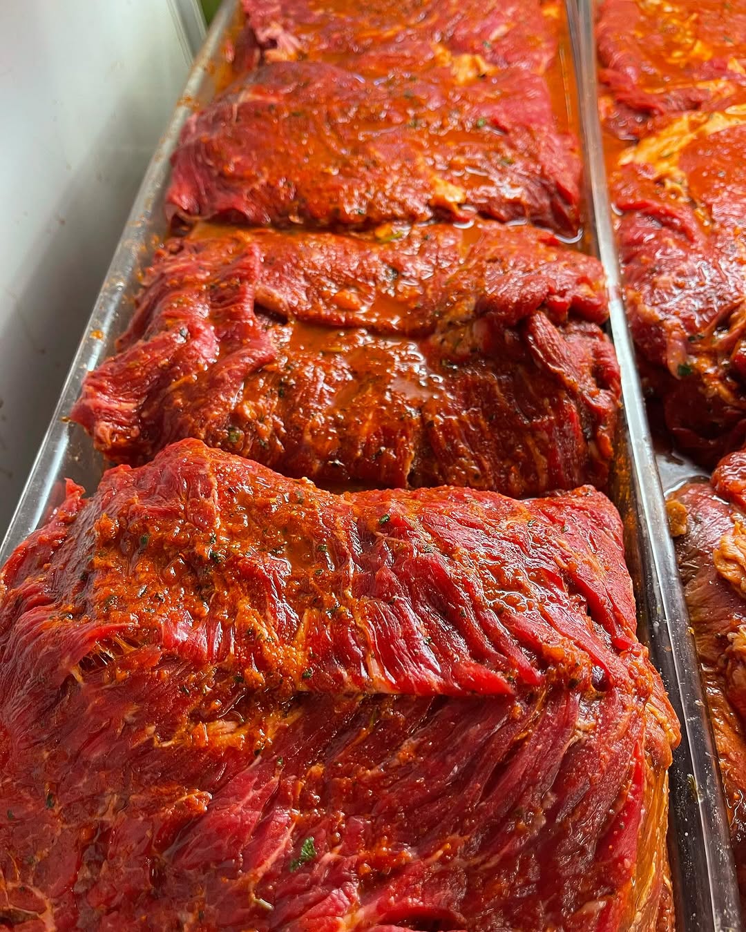 Marinated steak cuts